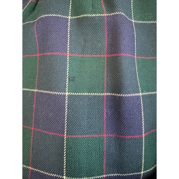 Vintage Talbots Womens Plaid Wool Skirt Size 14 - Picture 7 of 8